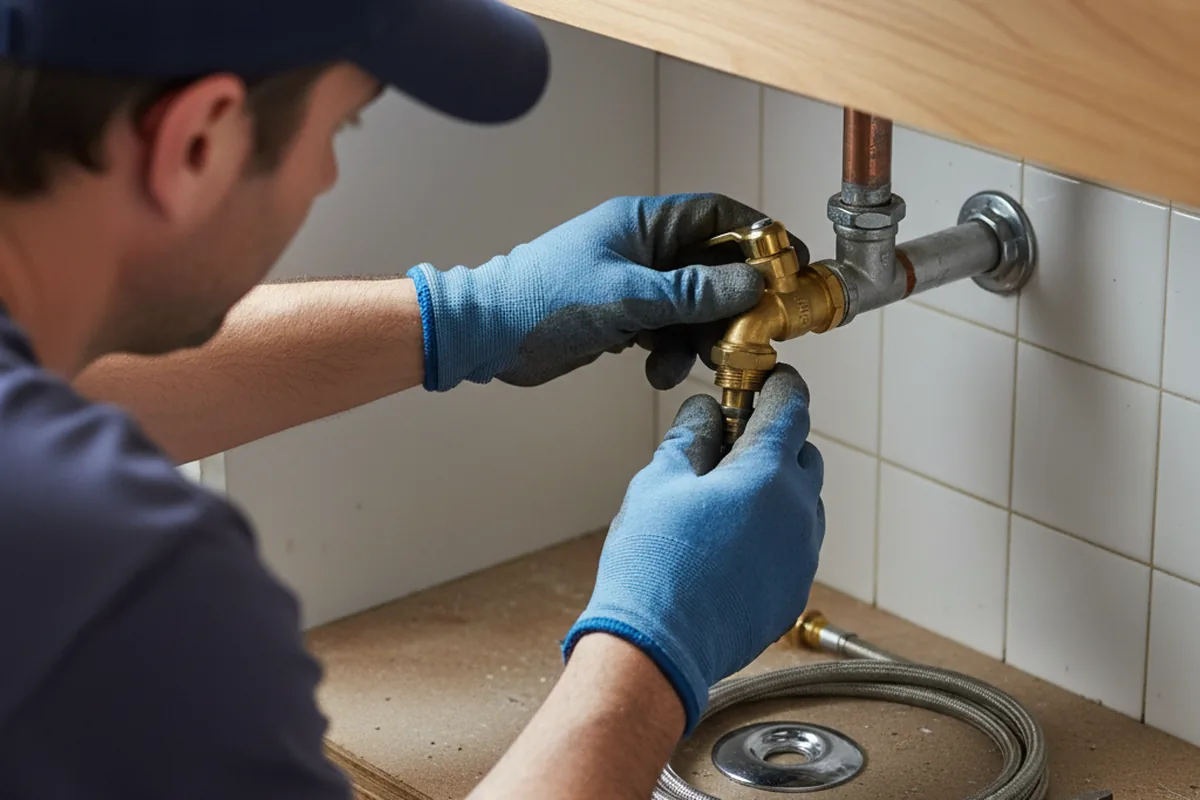 Shutoff valve and fitting work during Repiping in Imperial